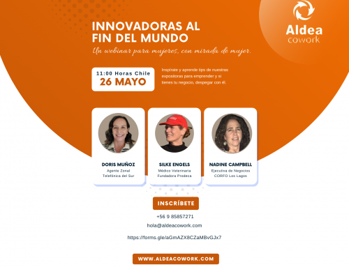 Aldea Cowork te invita a participar en el webinar de su comunidad femenina, este 26 de mayo.